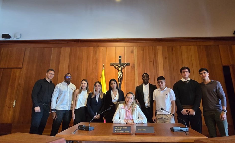 Estudiantes de Derecho de la Universidad San Buenaventura Cali en Misión Académica en Bogotá