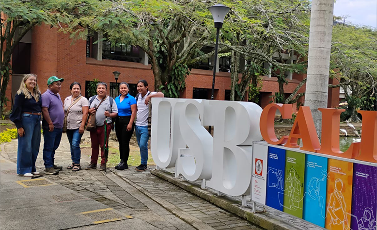 Recibimos la visita de la Asociación de Cabildos Indígenas Nasa 