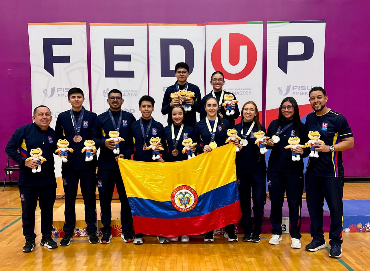 La Universidad de San Buenaventura Cali celebra el título de Colombia en Tenis de Mesa durante los FISUAMERICA GAMES 2026